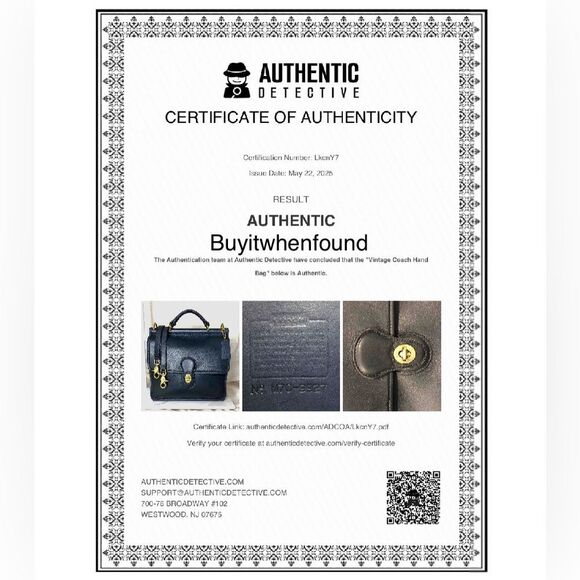 COACH WILLIS Navy Glove Tanned Top Handle Crossbody Satchel Vintage 9927 USA COA - Picture 4 of 17